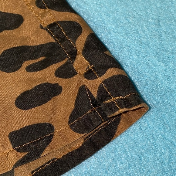 PERRY ELLIS silk cheetah print boxers button fly elastic waistband comfy size S - Picture 8 of 10